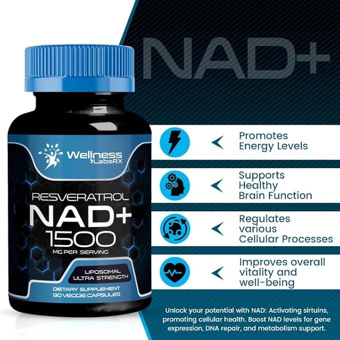 NAD Reservatrol Suplemento